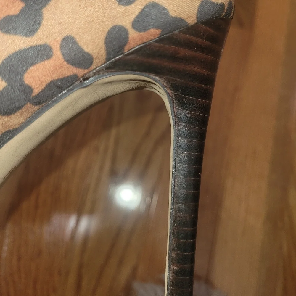 Womens BCBG leopard print heel - Picture 5 of 6